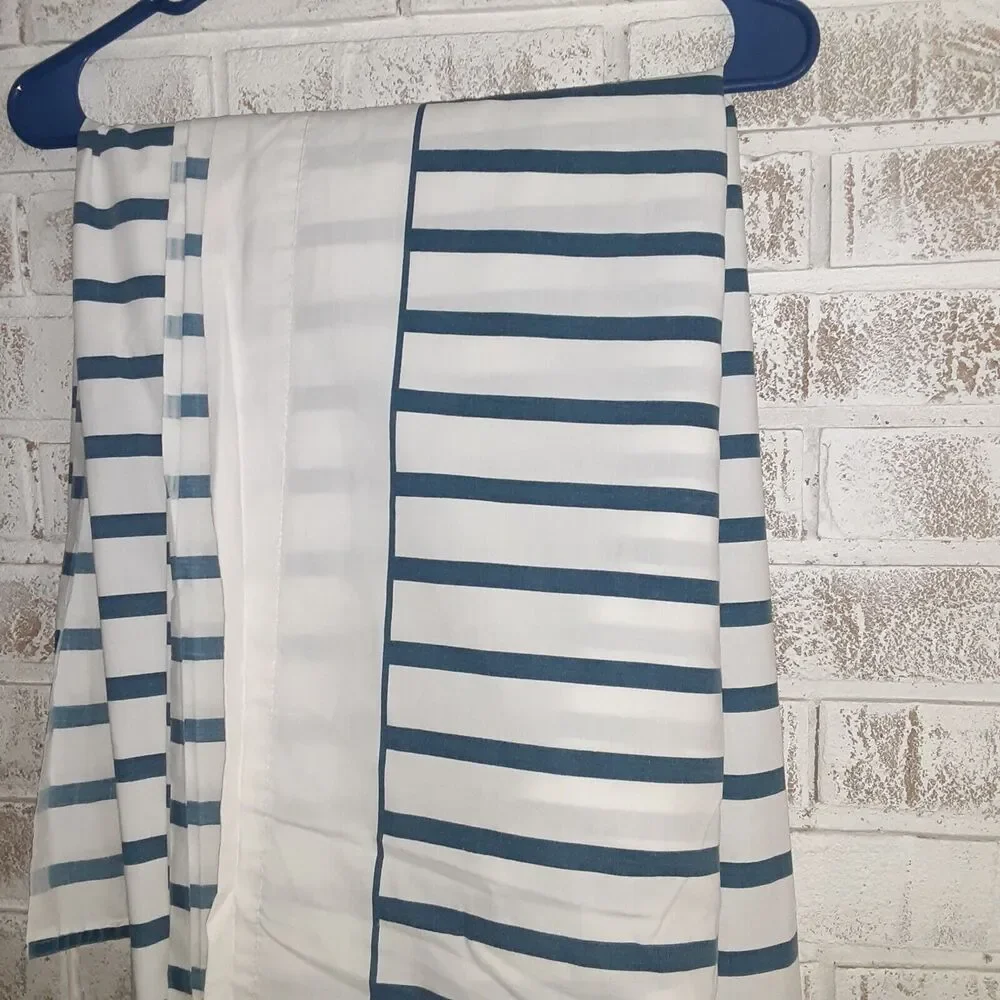 Vintage Cannon Full Flat Rugby Stripe Sheet Grandma's House